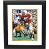 Image 1 : Howard "Hopalong" Cassady Unsigned Ohio State Buckeyes 8X10 Color Photo #40 Custom Framed (Heisman)