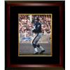 Image 1 : YA Tittle Signed New York Giants Blue Jersey Passing Vertical 8X10 Photo Custom Framed HOF 71