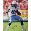 Image 1 : Chris Johnson Signed Tennessee Titans 16X20 Photo