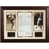 Image 1 : Babe Ruth Unsigned Boston Red Sox/New York Yankees Curse Of The Bambino Transfer Player 34X21 Custom