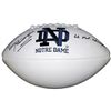Image 1 : Terry Hanratty Signed Notre Dame Fighting Irish Logo Football 66 Nat. Champions