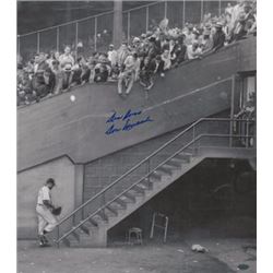 Don Newcombe Signed Brooklyn Dodgers B&W 16X20 Photo "Dem Bums"