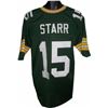 Image 1 : Bart Starr Green Bay Packers Unsigned Green TB Prostyle Jersey XL
