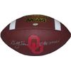Image 1 : Billy Sims Signed Oklahoma Sooners NCAA Brown Logo Football 78 Heisman