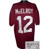 Image 1 : Greg Mcelroy Signed Alabama Crimson Tide Maroon Custom Jersey- Mcelroy Hologram