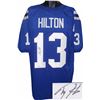 Image 1 : TY Hilton Signed Indianapolis Colts Blue Pro Style Jersey #13 (Signed On #1)- JSA Hologram