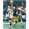 Image 1 : Brett Favre Signed Green Bay Packers 8X10 Photo (SB XXXI-The Kid Celebration)- Favre Hologram