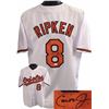 Image 1 : Cal Ripken, Jr. Signed Baltimore Orioles White Pro Style Jersey- JSA Hologram