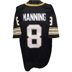 Archie Manning New Orleans Saints Unsigned Black TB Prostyle Jersey XL (White #'S)