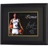 George Gervin Signed San Antonio Spurs 16X20 Photo Custom Framed 3 Insc Iceman, HOF 96, TOP 50 (Coll