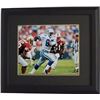 Image 1 : Michael Irvin Signed Dallas Cowboys 16X20 Photo Custom Framed Playmaker (White Jersey Horizontal Vs 