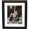 Image 1 : Dennis Rodman Signed Chicago Bulls 16X20 Spotlight Photo Custom Framed W/ Scottie Pippen