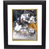 Image 1 : Jack Lambert Signed Pittsburgh Steelers 11X14 Photo Vs Colts HOF 90 Custom Framed- Lambert Hologram