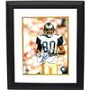 Image 1 : Isaac Bruce Signed St. Louis Rams 8X10 Photo Custom Framed (White Jersey Close Up)