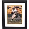 Image 1 : Floyd Little Signed Denver Broncos TB 8X10 Photo Custom Framed (White Jersey)