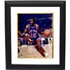 Image 1 : Earl Monroe Signed New York Knicks 8X10 Photo Custom Framed (Dribbling)- Steiner Hologram