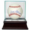 Image 1 : Frank Robinson Signed Official Major League Baseball HOF 82 W/ Glass Case