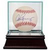 Image 1 : Alex Rodriguez Signed Rawlings MLB Baseball W/ Glass Case- MLB Hologram (New York Yankees)