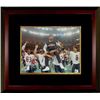 Image 1 : Mike Ditka Signed Chicago Bears Coaching 8X10 Photo Custom Framed Super Bowl XX Carried Off Field