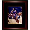 Earl Monroe Signed New York Knicks 8X10 Photo Custom Framed (Dribbling)- Steiner Hologram