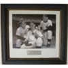 Image 1 : Mickey Mantle Unsigned 11X14 Photo Leather Framed