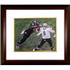 Image 1 : Terrell Suggs Signed Baltimore Ravens 16X20 Photo Custom Framed Sacking Drew Brees