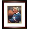 Image 1 : Marv Levy Signed Buffalo Bills 16X20 Photo Custom Framed HOF 01 (Blue Sweater Coaching)