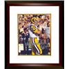 Image 1 : Jack Youngblood Signed Los Angeles Rams 8X10 Photo Custom Framed HOF 01 (Silver Sig)