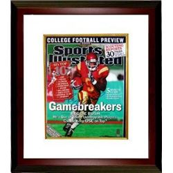Reggie Bush Signed USC Trojans Sports Illustrated 16X20 Photo Custom Framed- Bush Hologram