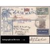 Image 1 : Extremely Rare Air Cover Signed by Stephen Smith & G. Grant Designer of 1929 Airmail Stamps
