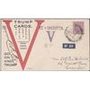 Image 1 : INDIA Victory Trump card evelope with large V signed by Stephen Smith