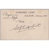 Image 2 : India 8 Feb 1937, Scout Jambore Rocketmail with BLUE Label, Rocket Name = No.139, Lord Baden-Powell,