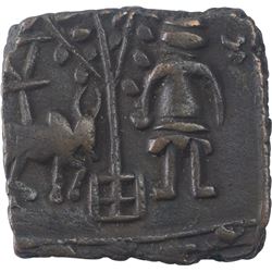 Copper Karshapana Coin of Ujjain Region.