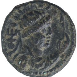Copper Tetra Drachma Coin of Soter Megas of Kushan Dynasty.