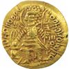 Image 1 : Very Rare Gold Dinar Coin of Vasudeva I of Kushan Dynsty of Oesho Type.