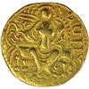 Image 2 : Gold Dinar Coin of Samudragupta of Gupta Dynasty of Sceptre Type.