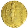 Image 2 : Exceedingly Rare Gold Dinar Coin of Samudragupta of Gupta Dynasty of Haymedha Type.