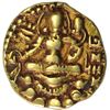 Image 2 : Very Rare Gold Dinar Coin of Chandragupta II of Gupta Dynasty of Archer Type.