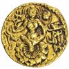 Image 2 : Extremely Rare Gold Dinar Coin of Chandragupta II of Gupta Dynasty of Archer type.