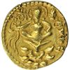 Image 2 : Rare Gold Dinar Coin of Kumaragupta I of Gupta Dynasty of Archer type.