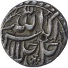 Image 1 : Silver Half Rupee Coin of Akbar of Lahore Mint of Azar Month.
