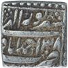 Image 2 : Silver Square One Rupee Coin of Akbar of Ahmadabad Mint of Shahrewar Month.
