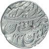 Image 2 : Silver One Rupee Coin of Aurangzeb Alamgir of Ajmer Dar ul Khair Mint.
