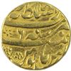 Image 2 : Gold Mohur Coin of Shah Alam Bahadur of Lahore Dar ul Sultanat Mint.