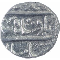 Silver One Rupee Coin of Muhammad Shah of Arkat Mint.