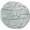 Image 2 : Silver One Rupee Coin of Muhammad Shah of Gwailor Mint.