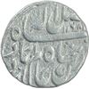 Image 1 : Silver One Rupee Coin of Akbarabad Mustaqir ul Khilafat Mint of Maratha Confederacy.