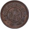 Image 2 : Copper Eight Cash Coin of Rama Varma VI of Travancore State.