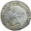 Image 1 : Silver One Rupia Coin of D Maria II of Goa of Indo Portuguese.