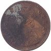 Image 2 : Copper One Twelfth Anna Coin of Victoria Queen of Calcutta Mint of 1874.